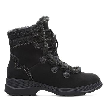 Black Clarks Aveleigh Zip Sde Women's Boots | SG_WC165