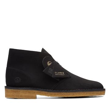 Black Clarks Desert Men's Boots | SG_NE30