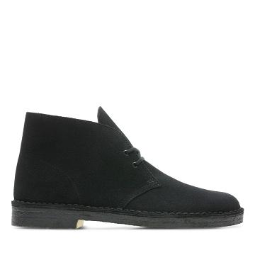 Black Clarks Desert Sde Men's Boots | SG_MR43