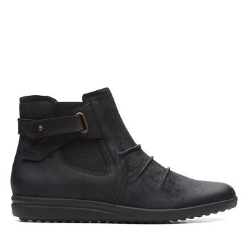 Black Clarks Tamzen Mid Women's Boots | SG_QF356