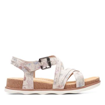 Brown Clarks Brynn Ave Sand Interest Women's Sandals | SG_NE174