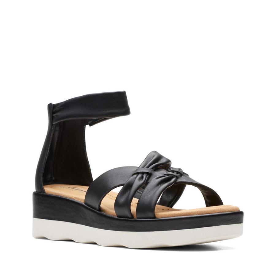 Black Clarks Clara Rae Women's Sandals | SG_FA194