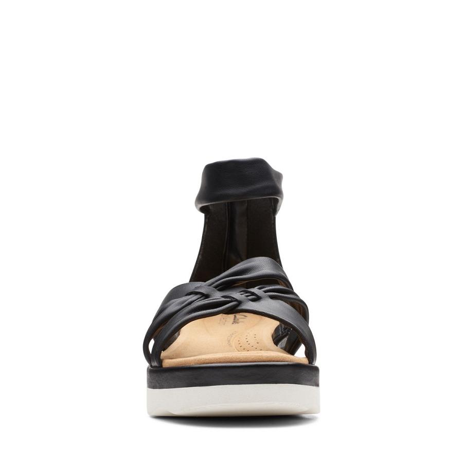 Black Clarks Clara Rae Women's Sandals | SG_FA194