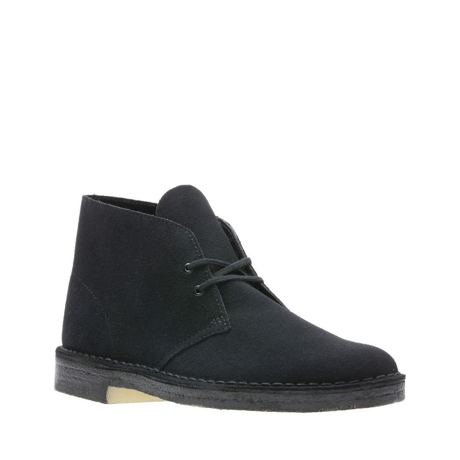 Black Clarks Desert Sde Men's Boots | SG_MR43