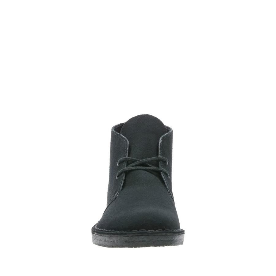 Black Clarks Desert Sde Men's Boots | SG_MR43