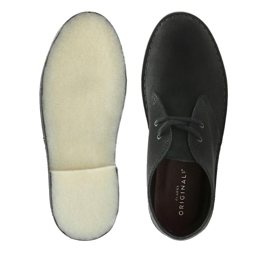 Black Clarks Desert Sde Women's Desert Boots | SG_AH214