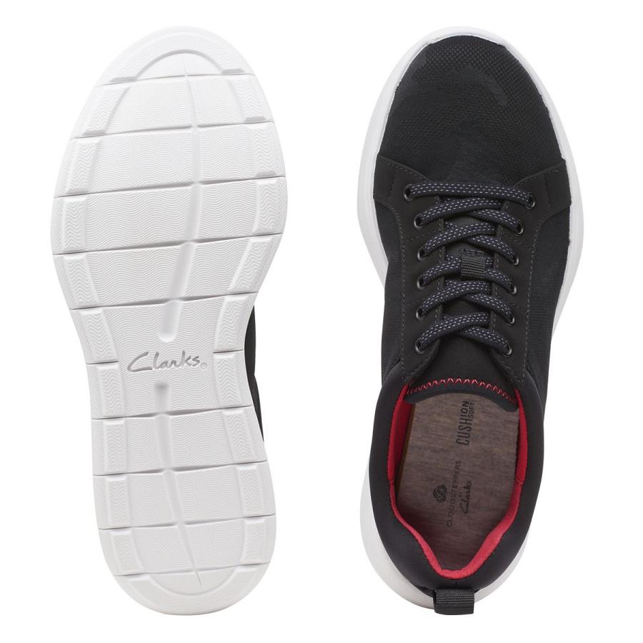 Black Clarks Ezera Lace Women's Sneakers | SG_RV228