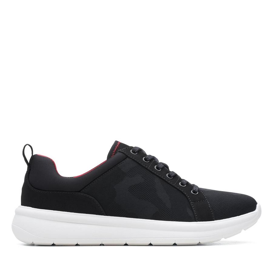 Black Clarks Ezera Lace Women\'s Sneakers | SG_RV228