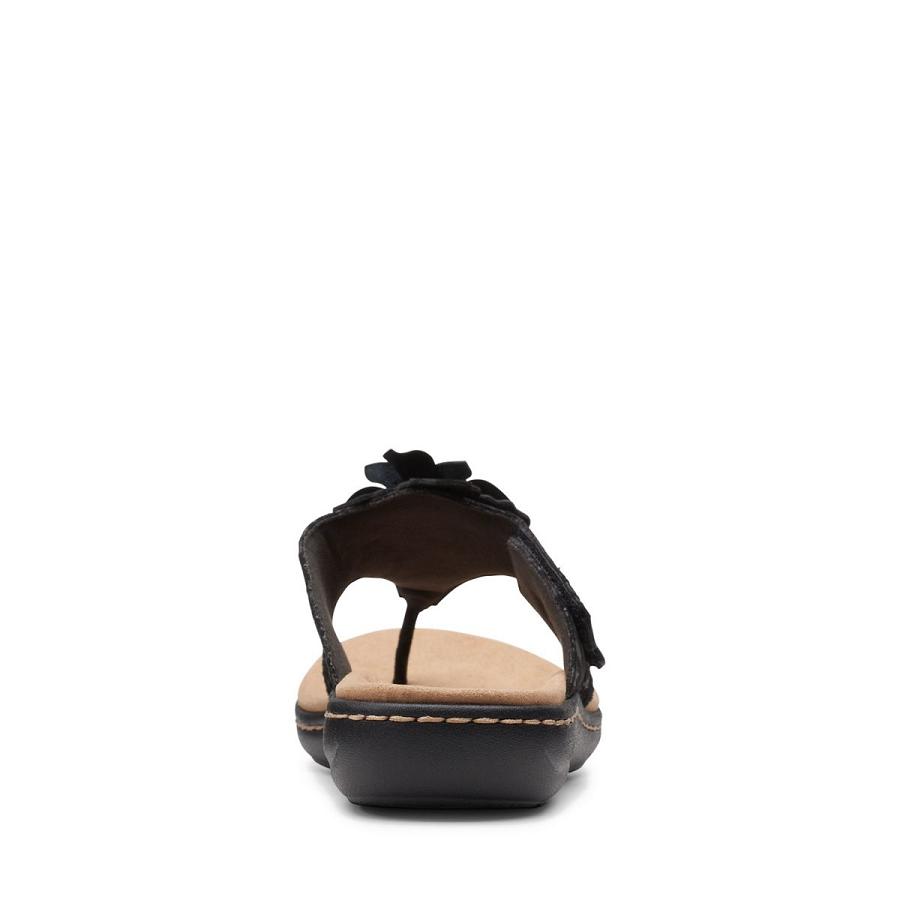 Black Clarks Laurieann Gema Women's Sandals | SG_WC261