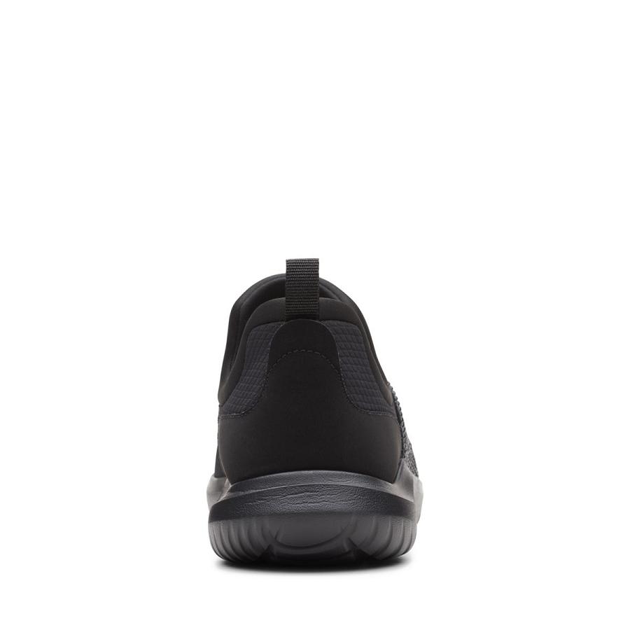 Black Clarks Nova Way Women's Sneakers | SG_EQ313