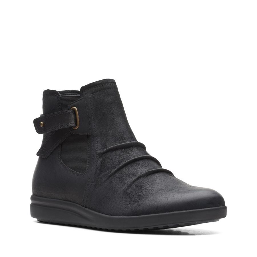 Black Clarks Tamzen Mid Women's Boots | SG_QF356