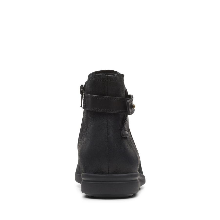 Black Clarks Tamzen Mid Women's Boots | SG_QF356