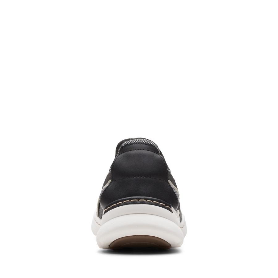 Black Clarks Teagan Go Combi Women's Sneakers | SG_EQ361