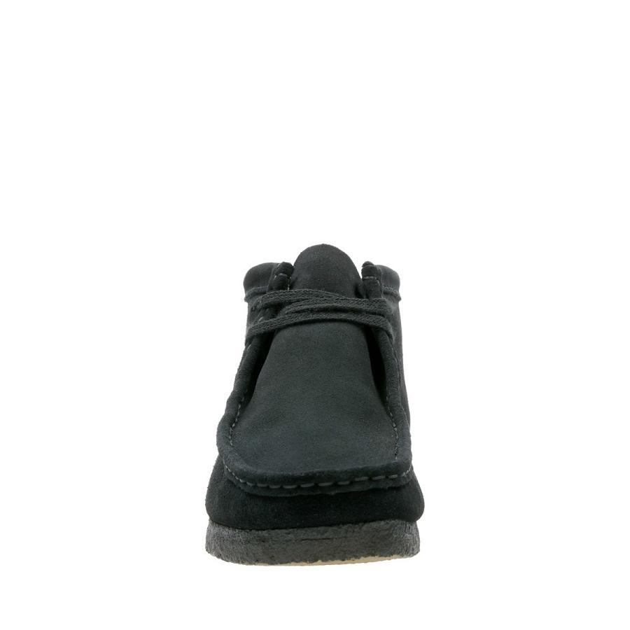 Black Clarks Wallabee Sde Men's Boots | SG_AH118