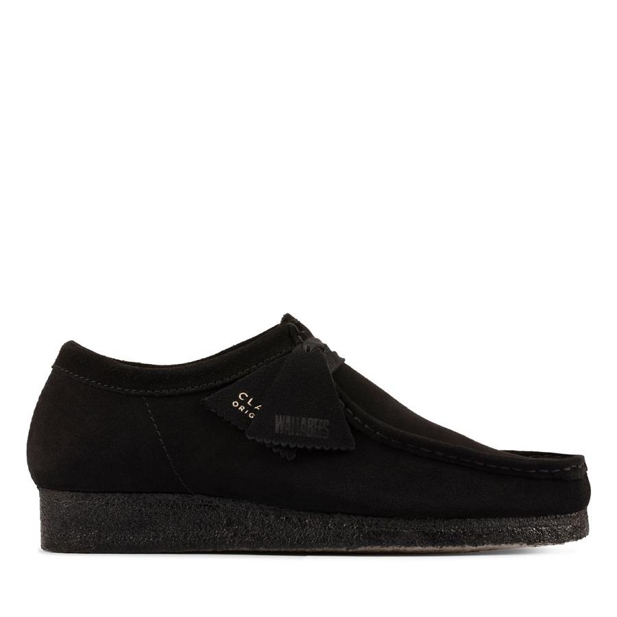 Black Clarks Wallabee Sde Men\'s Shoes | SG_FA98