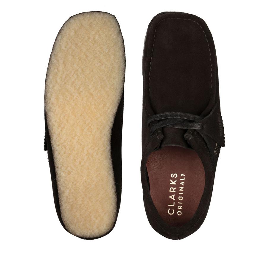 Black Clarks Wallabee Sde Women's Shoes | SG_FA398