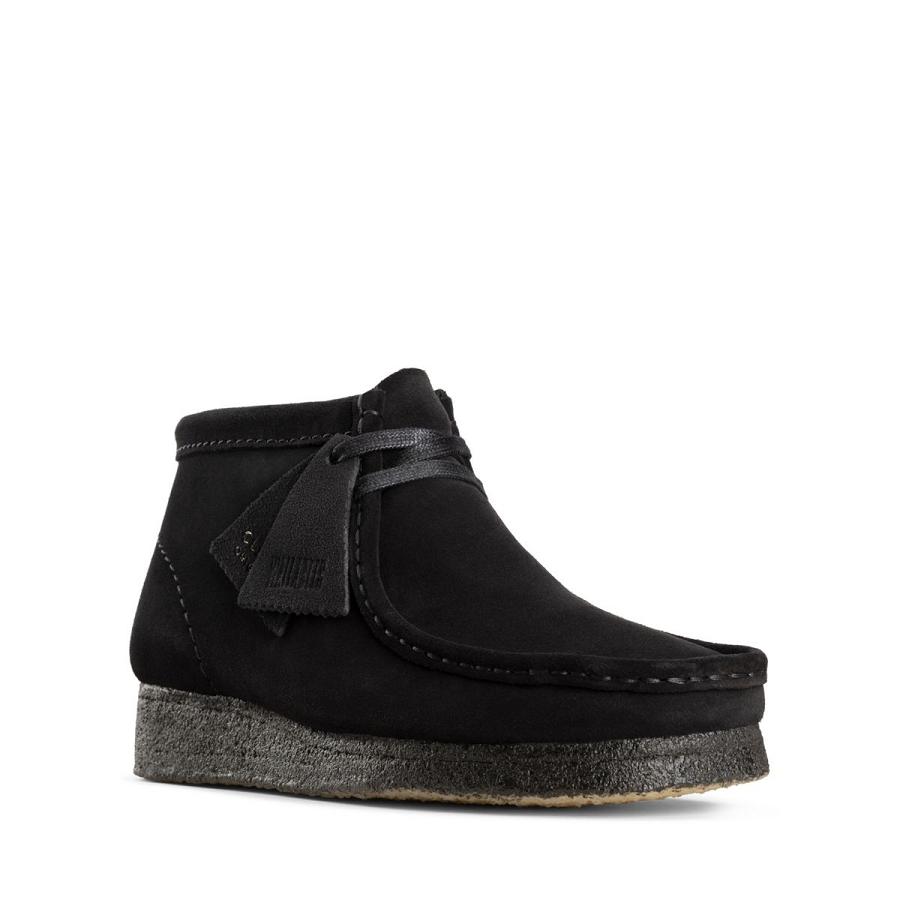 Black Clarks Wallabee Sde Women's Shoes | SG_HZ399