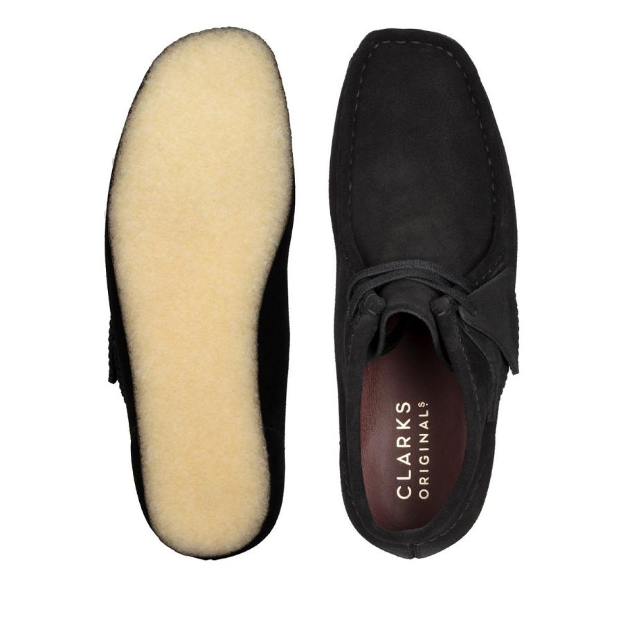 Black Clarks Wallabee Sde Women's Shoes | SG_HZ399