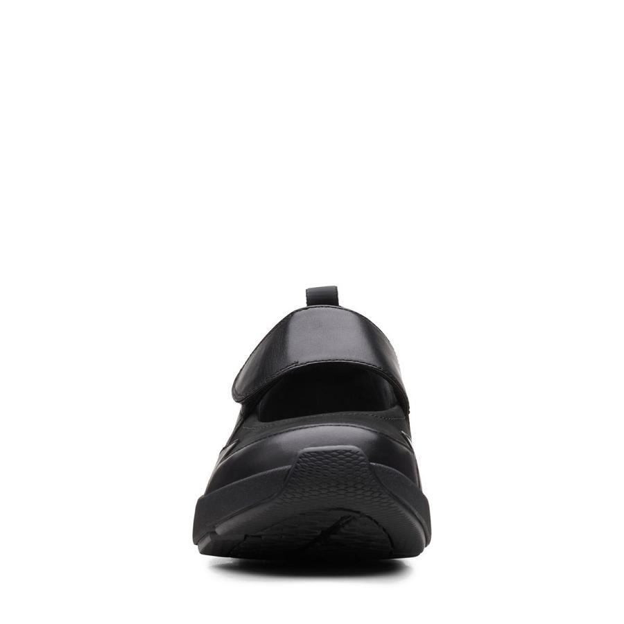 Black Clarks Wave2.0 Glide Combi Women's Sneakers | SG_HZ387