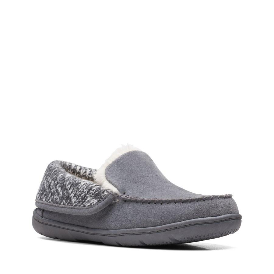 Blue Grey Clarks Cecina Bale Women's Slippers | SG_BD185