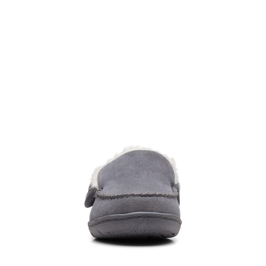 Blue Grey Clarks Cecina Bale Women's Slippers | SG_BD185