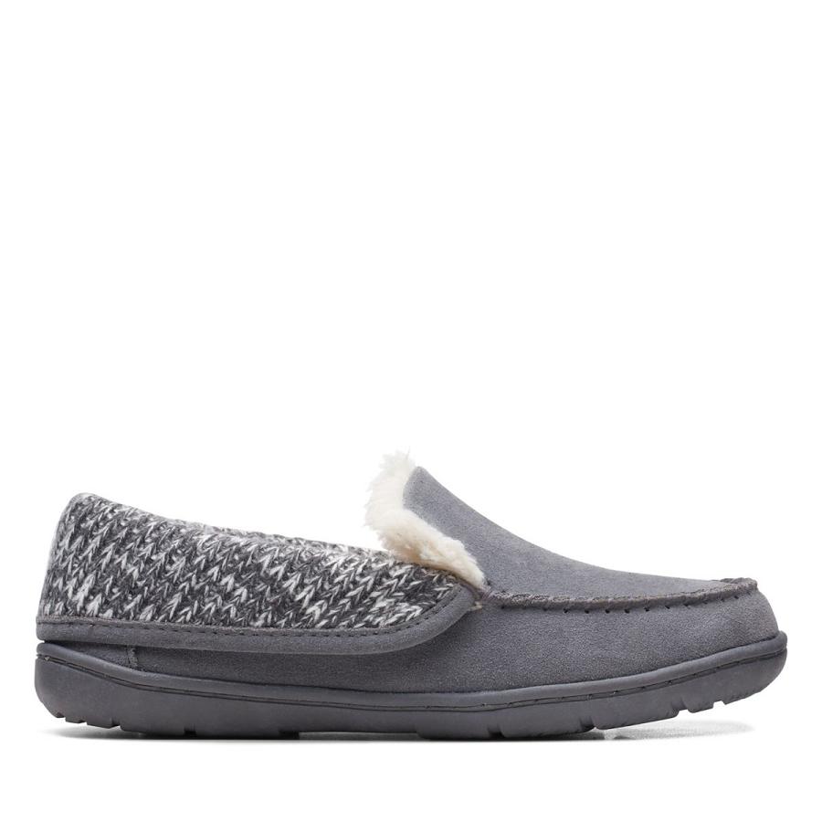 Blue Grey Clarks Cecina Bale Women\'s Slippers | SG_BD185