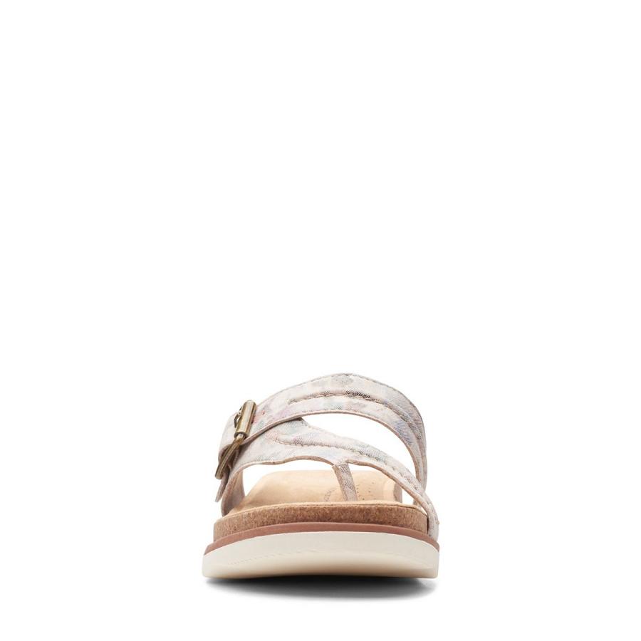 Brown Clarks Brynn Madi Sand Interest Women's Sandals | SG_EQ181