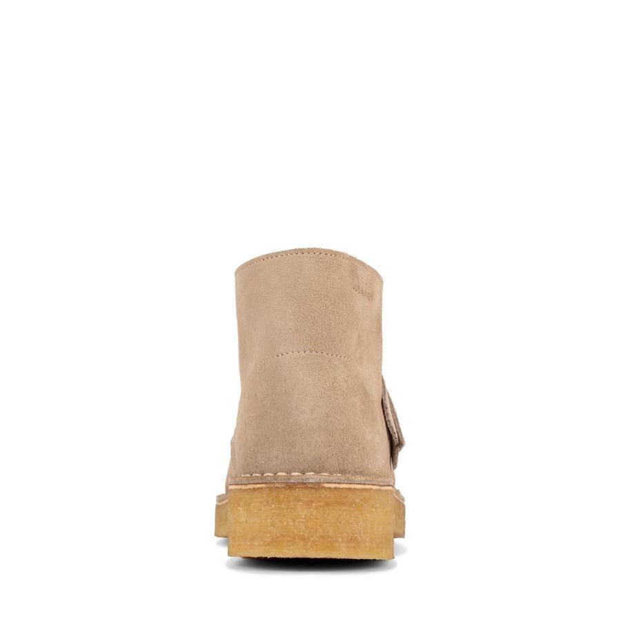 Brown Clarks Desert 221 Sand Suede Men's Boots | SG_RV36