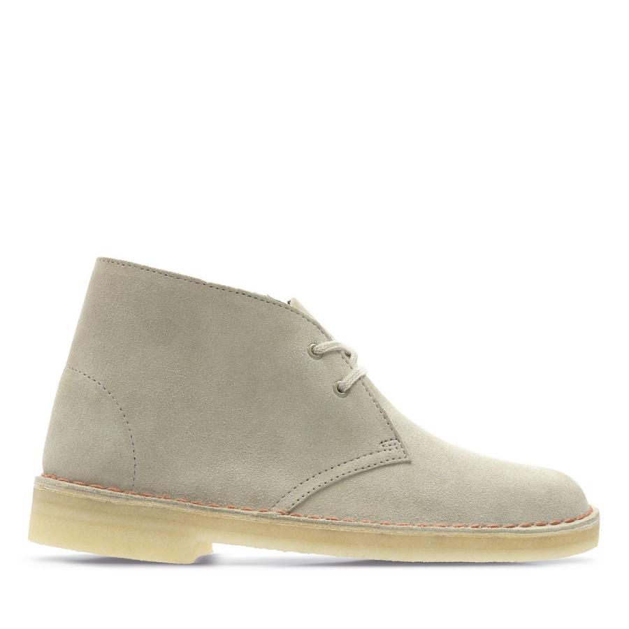 Brown Clarks Desert Sand Suede Women\'s Desert Boots | SG_WC213