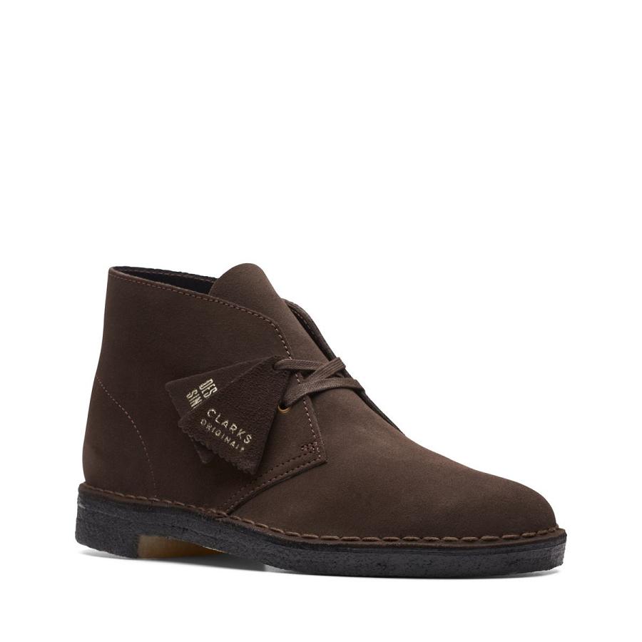 Brown Clarks Desert Sde Men's Boots | SG_QF44