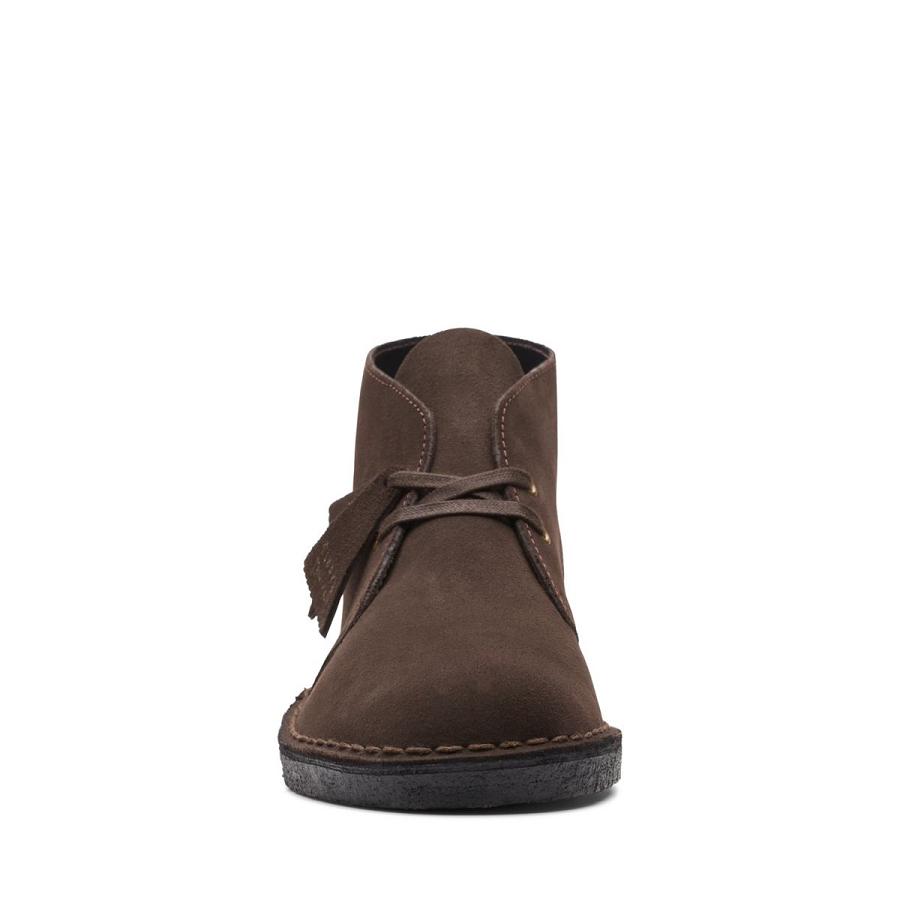 Brown Clarks Desert Sde Men's Boots | SG_QF44