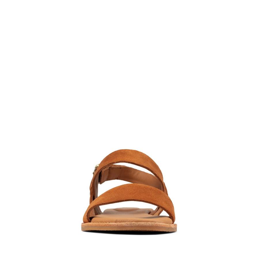 Brown Clarks Karsea Strap Women's Sandals | SG_QF248