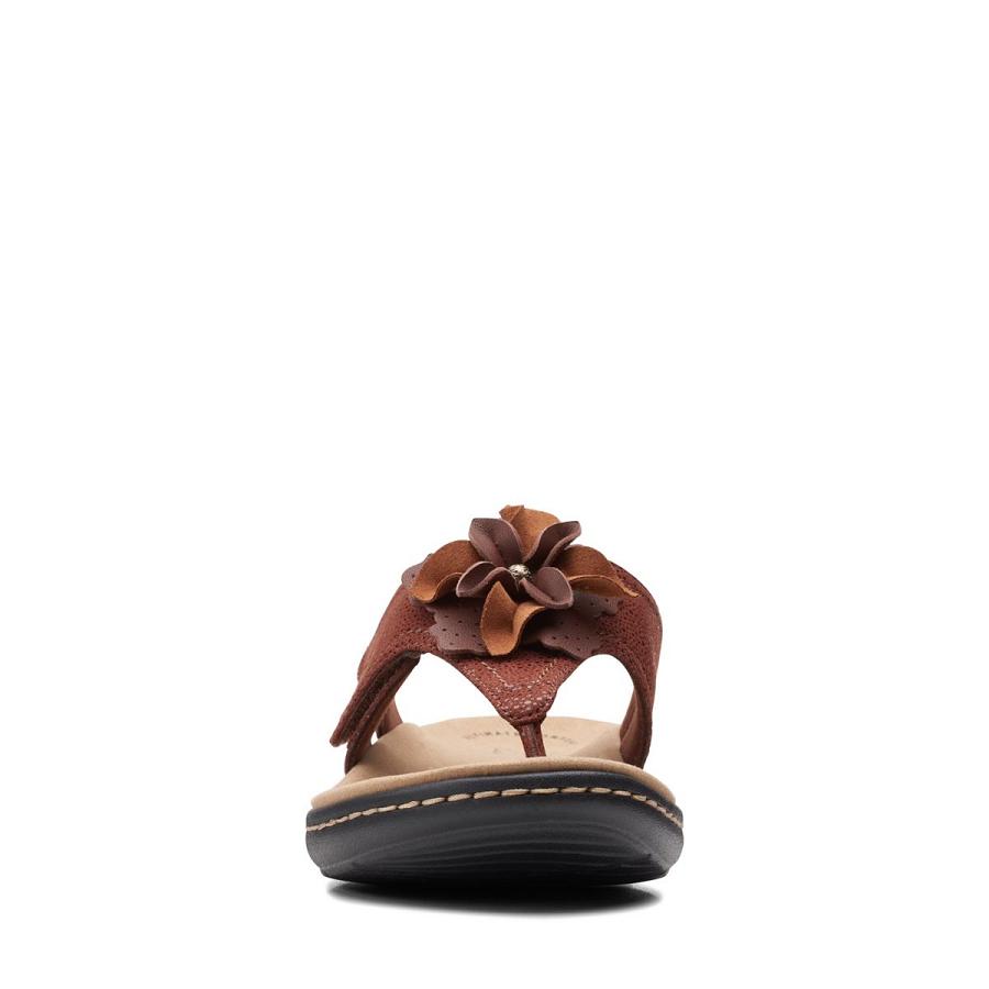 Brown Clarks Laurieann Gema Women's Sandals | SG_QF260