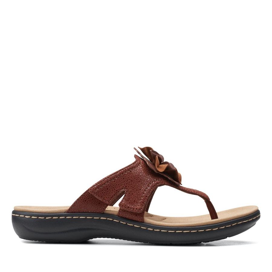 Brown Clarks Laurieann Gema Women\'s Sandals | SG_QF260