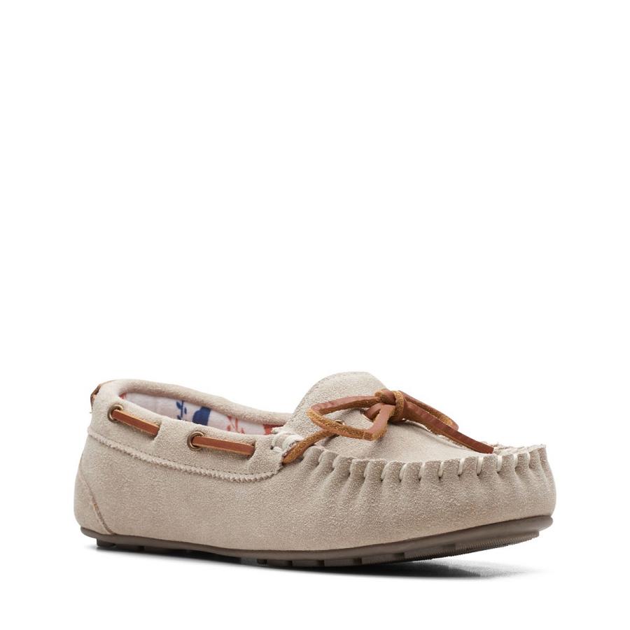 Brown Clarks Romsy Mae Sand Women's Slippers | SG_RV336