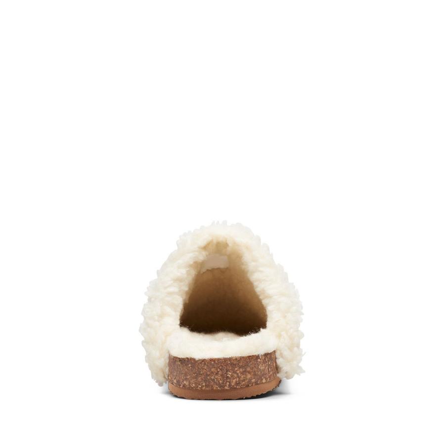 Brown Clarks Sawyer Bo Women's Slippers | SG_BD353