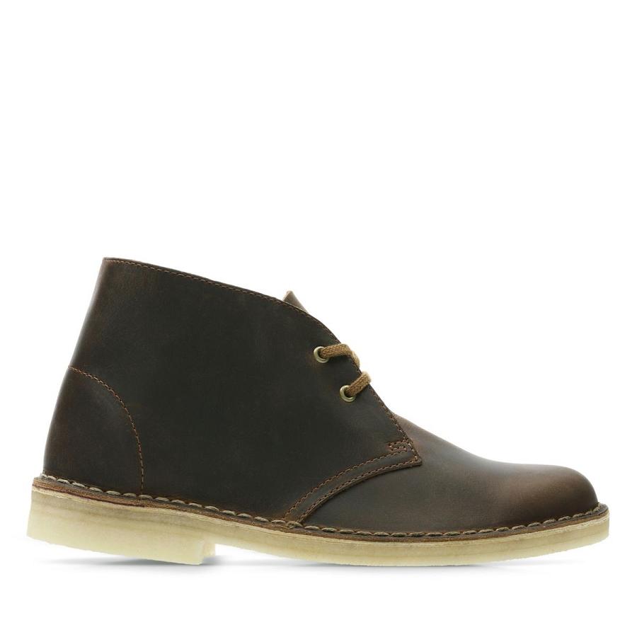 Chocolate Clarks Desert Women\'s Desert Boots | SG_QF212