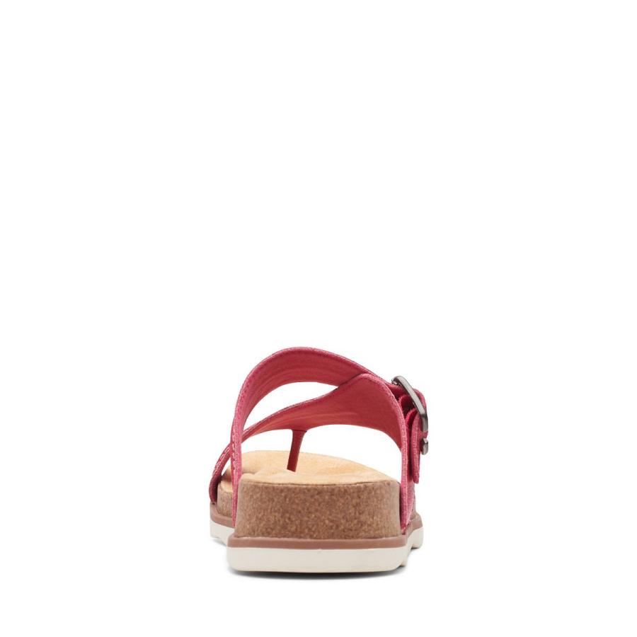 Fuchsia Clarks Brynn Madi Fuchsia Women's Sandals | SG_KB179