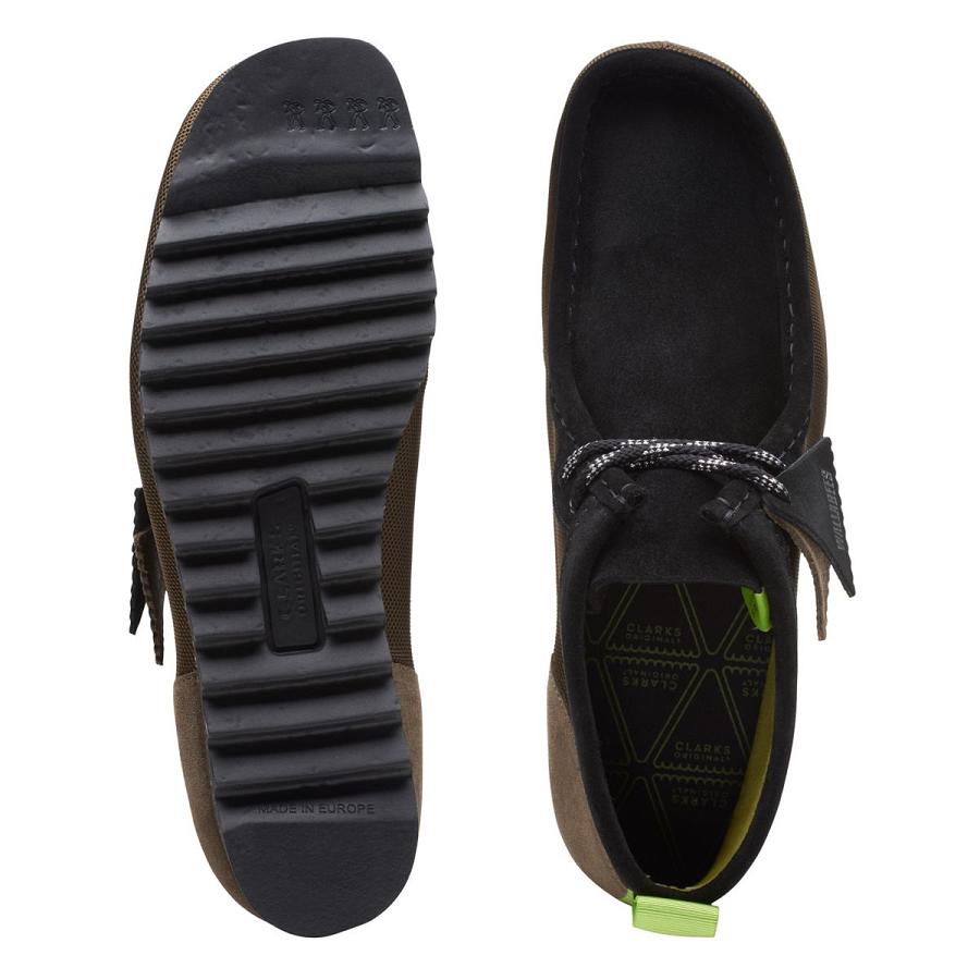 Green Clarks Wallabee FTRE Combi Men's Shoes | SG_QF56