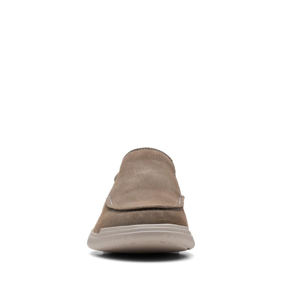 Grey Clarks Donaway Free Stone Men's Loafers | SG_WC45