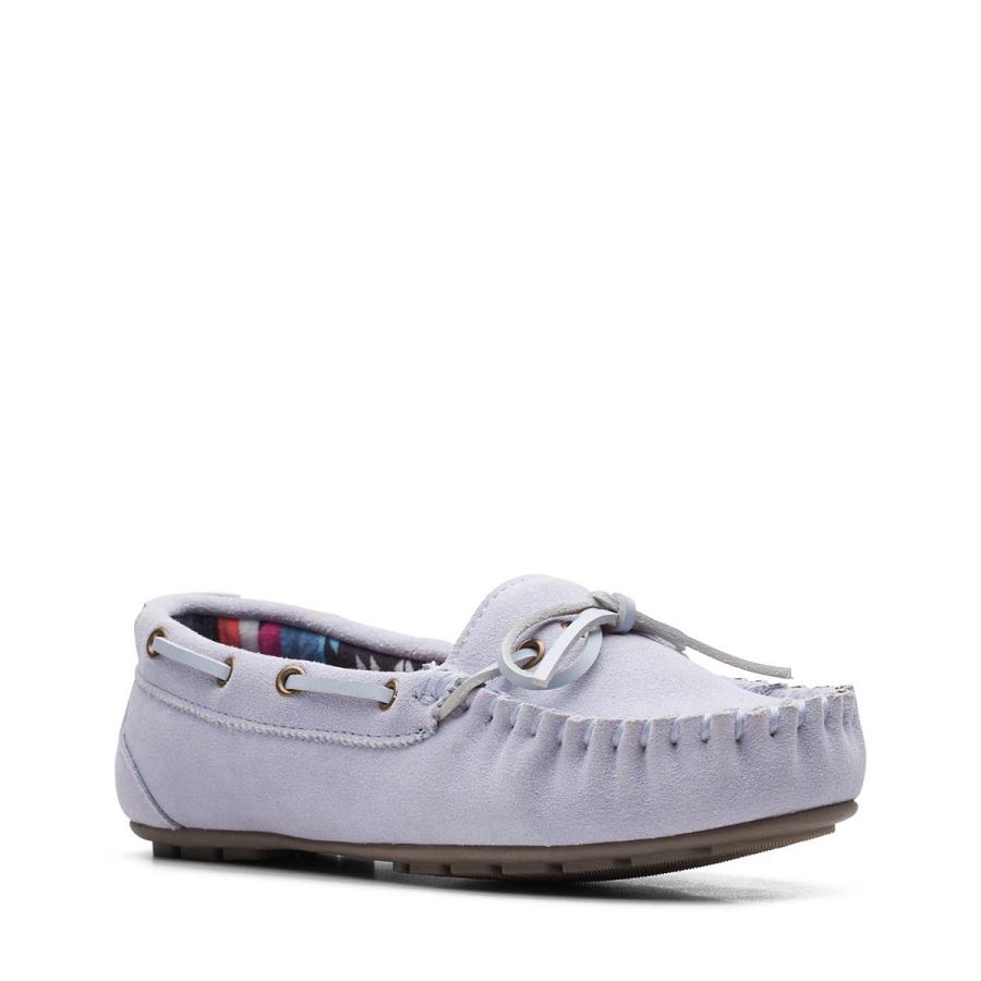 Grey Clarks Romsy Mae Grey Women's Slippers | SG_KB335