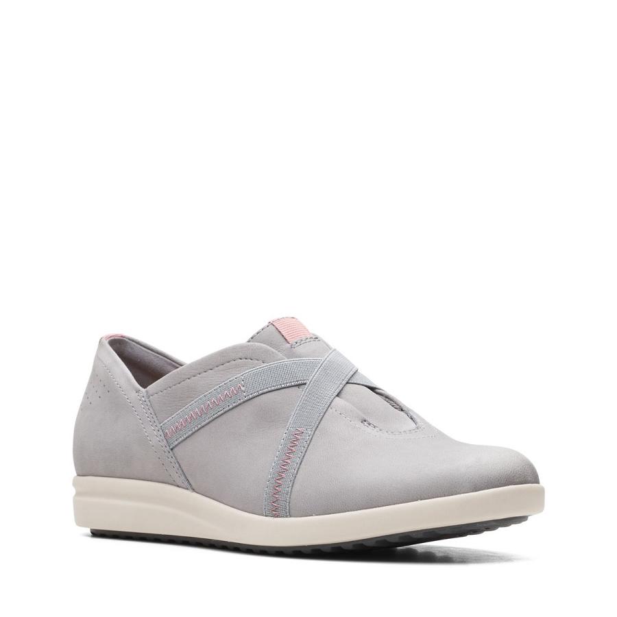 Grey Clarks Tamzen Step Nubuck Women's Sneakers | SG_RV360