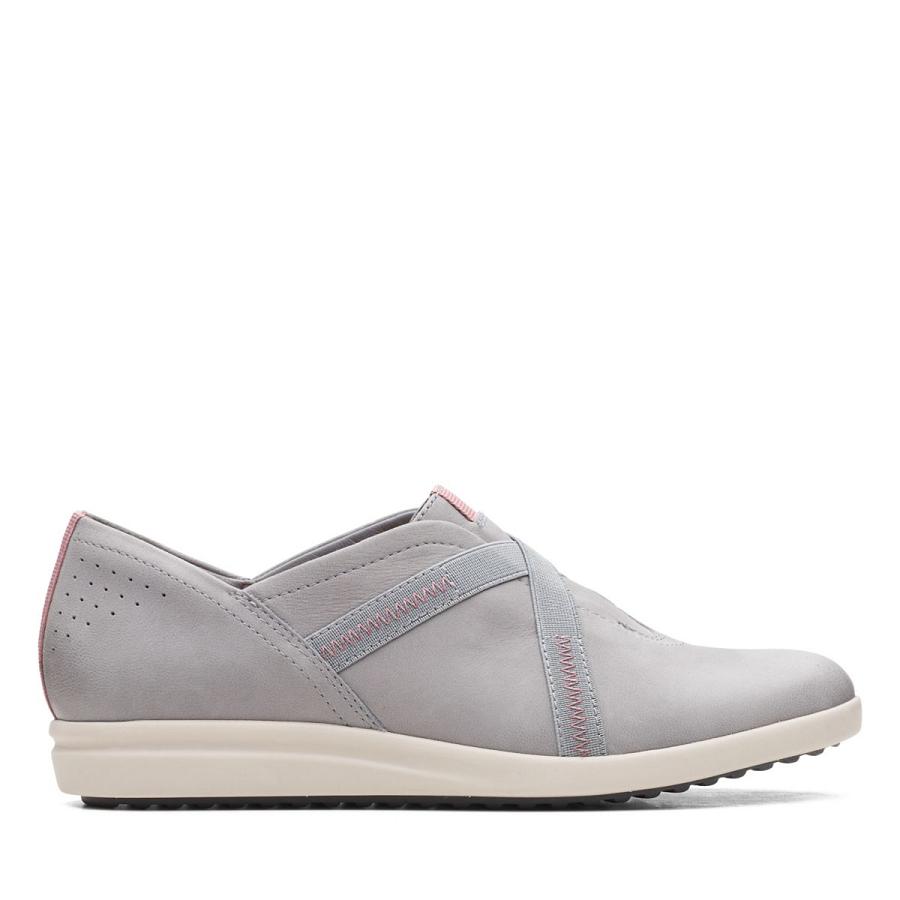 Grey Clarks Tamzen Step Nubuck Women\'s Sneakers | SG_RV360