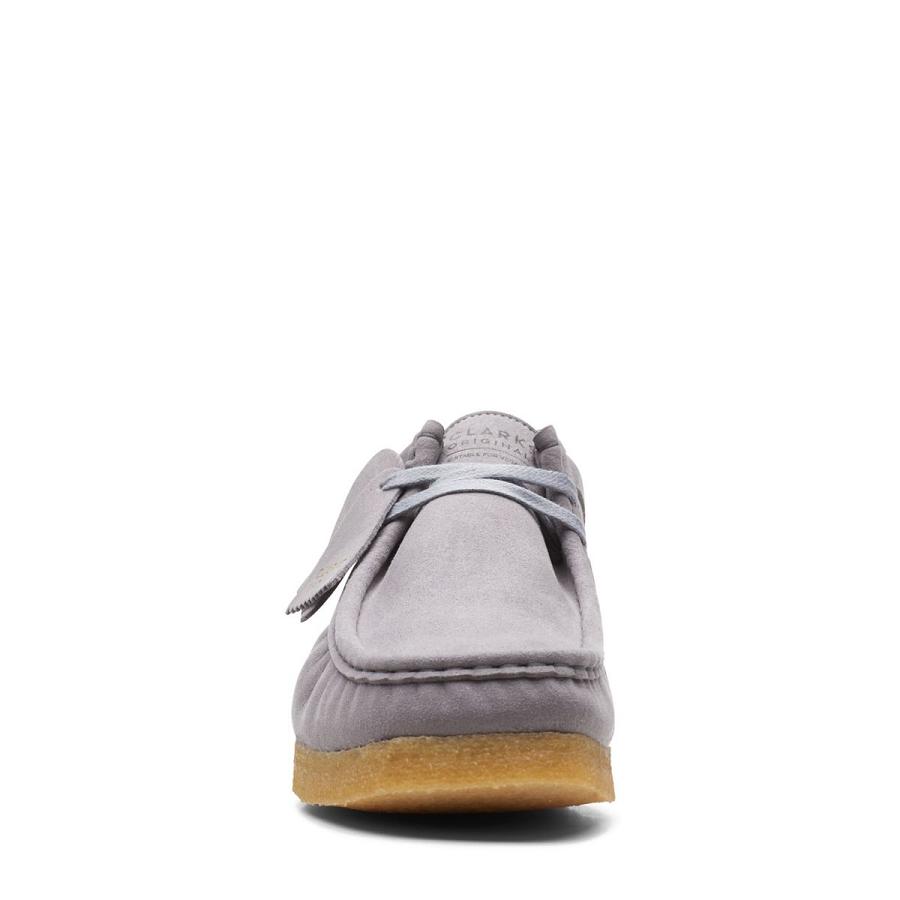 Grey Clarks Wallabee Vegan Men's Shoes | SG_BD113