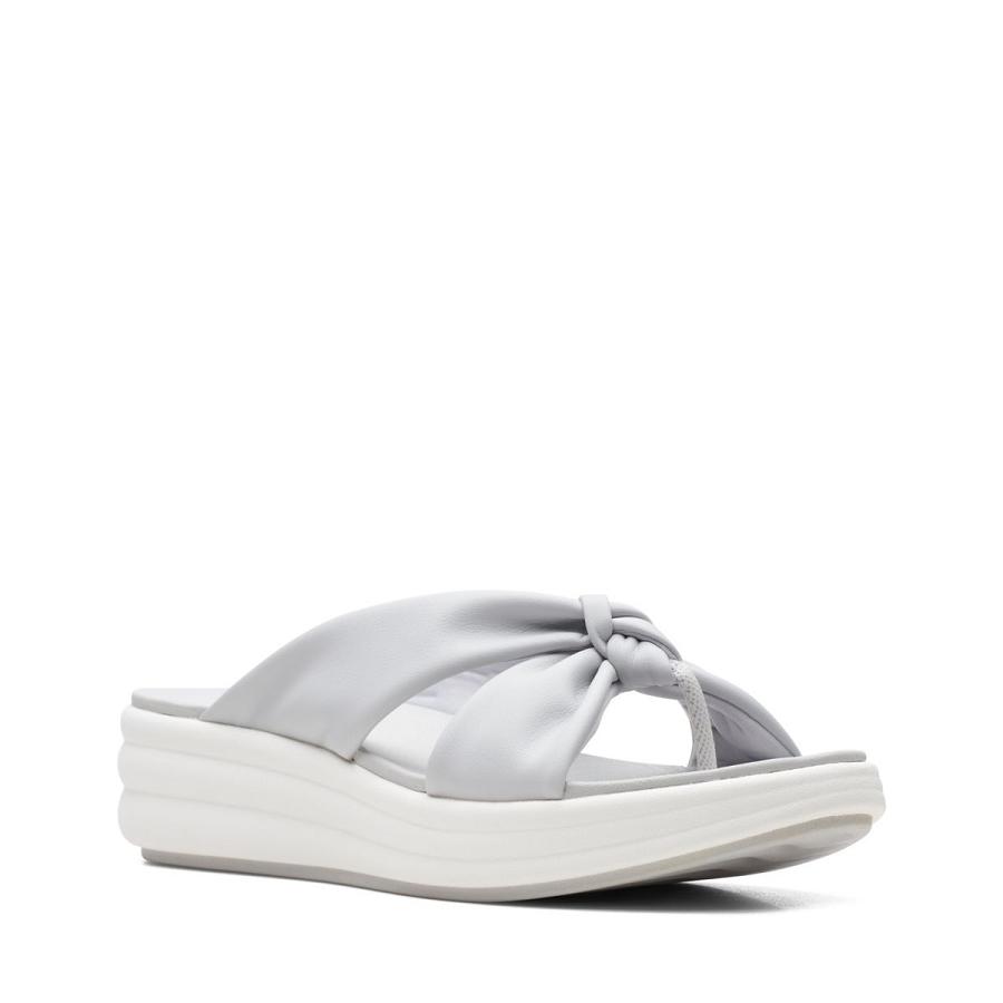 Light Grey Clarks Drift Ave Women's Sandals | SG_EQ217