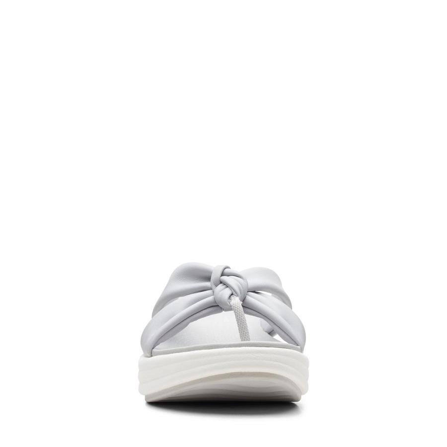 Light Grey Clarks Drift Ave Women's Sandals | SG_EQ217