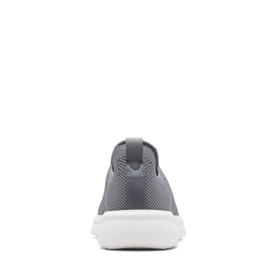 Light Grey Clarks Ezera Walk Women's Sneakers | SG_BD233