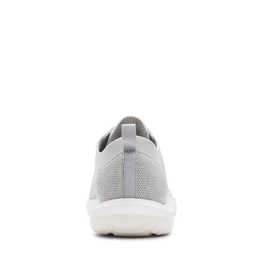 Light Grey Clarks Nova Glint Women's Sneakers | SG_BD305