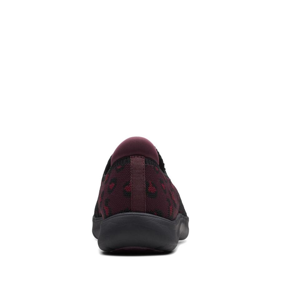 Red Clarks Adella Step Women's Sneakers | SG_AH142