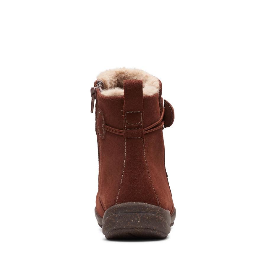 Red Clarks Roseville Women's Boots | SG_EQ337